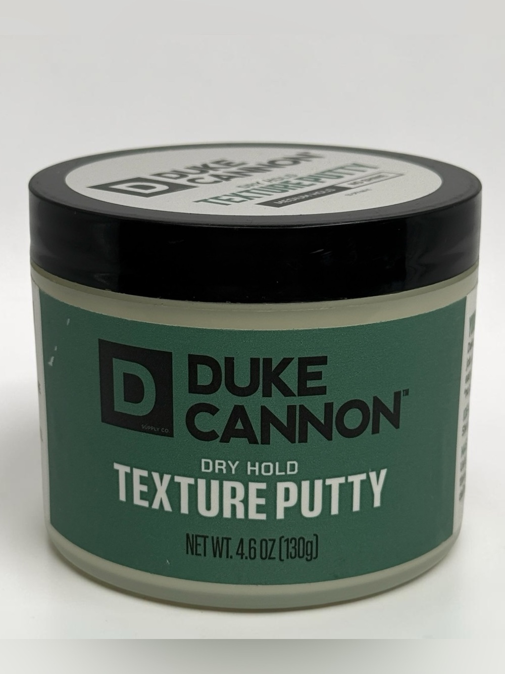 Duke Cannon Dry Hold Texture Putty 4.6oz Medium Hold‎ Matte Finish Water Based